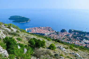 Dubrovnik şehir manzarası.
