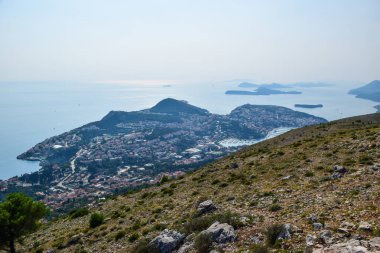 Dubrovnik şehir manzarası.