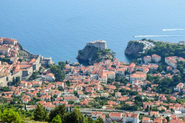 Dubrovnik şehir manzarası.