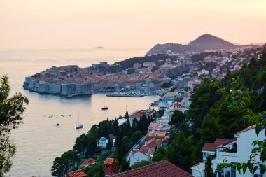 Dubrovnik şehir manzarası.