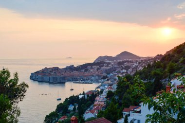 Dubrovnik şehir manzarası.