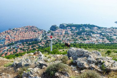 Dubrovnik şehir manzarası.