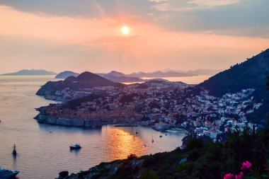 Dubrovnik şehir manzarası.
