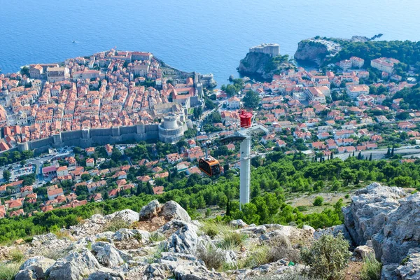 El paisaje urbano de Dubrovnik . — Foto de Stock