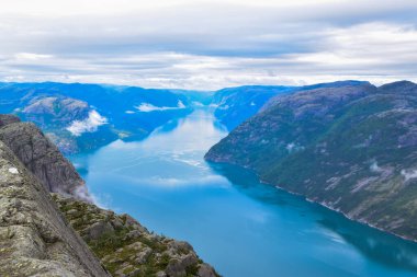 Lysefjord manzarası, Kürsü Kayası.