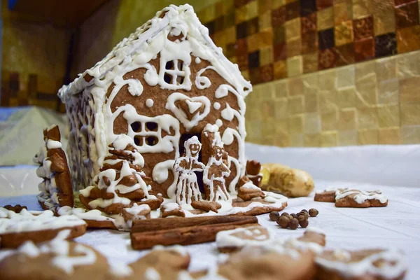 Das Lebkuchenhaus. — Stockfoto