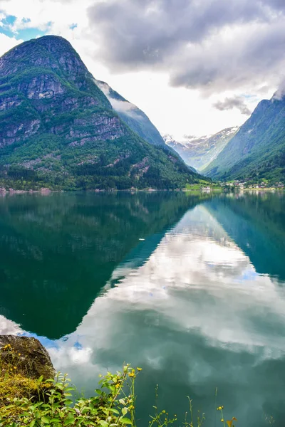 素晴らしいノルウェーの風景. — ストック写真