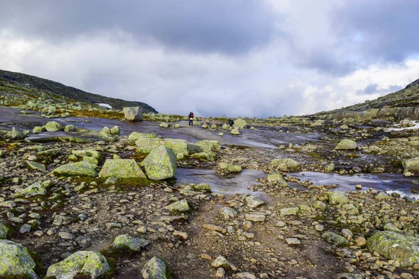 Excursión a Trolltunga, Noruega . —  Fotos de Stock