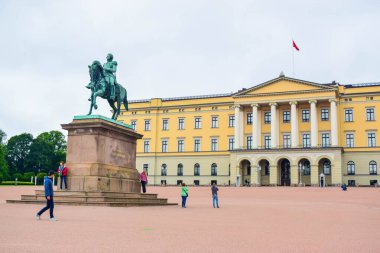 Kraliyet Sarayı. Oslo, Norveç.