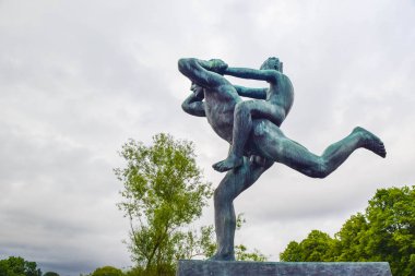 Vigeland Heykel Parkı Oslo, Norveç.