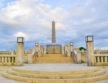 Vigeland Heykel Parkı Oslo, Norveç.
