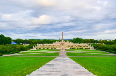 Vigeland Heykel Parkı Oslo, Norveç.