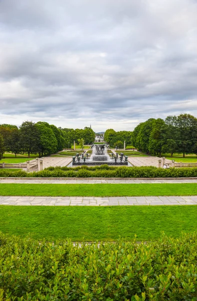维格兰雕塑公园在挪威奥斯陆举行. — 图库照片