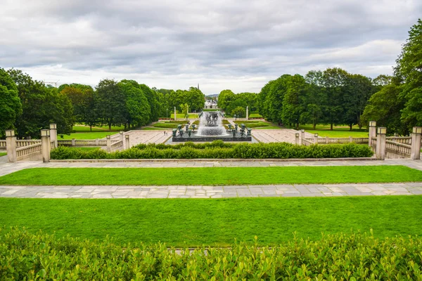 维格兰雕塑公园在挪威奥斯陆举行. — 图库照片