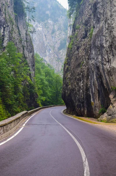 Bicaz Gorge Carretera Rumania Uno Los Paseos Más Espectaculares Del — Foto de Stock