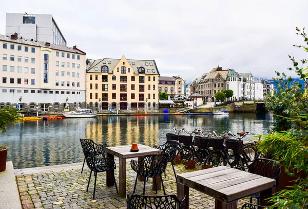 Alesund Norveç Jyne 2019 Norveç Batısındaki Atlas Okyanusu Nun Yedi — Stok fotoğraf