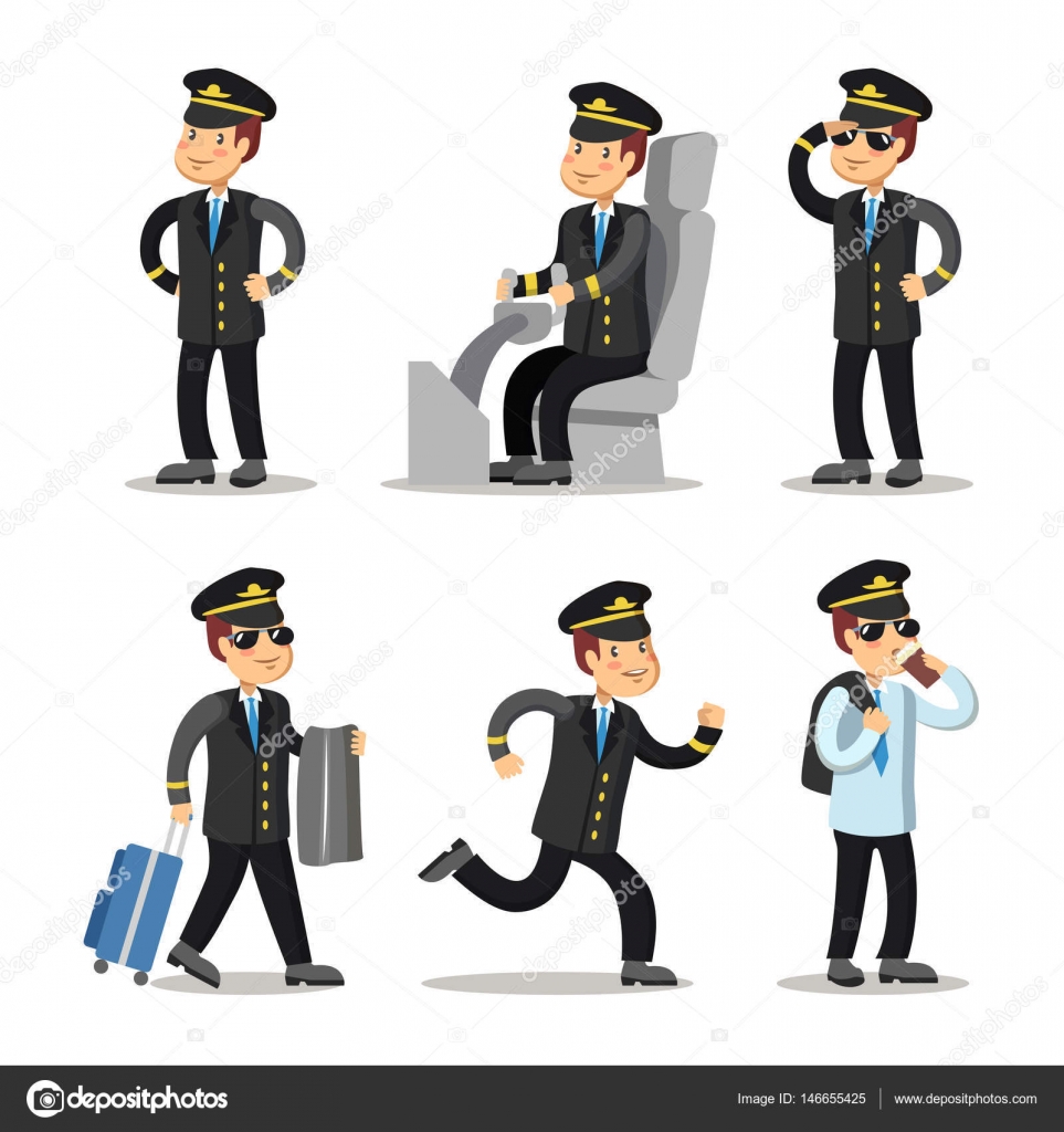 Pilot cartoon Vector Art Stock Images | Depositphotos Pilot cartoon Vector Art Stock Images | Depositphotos