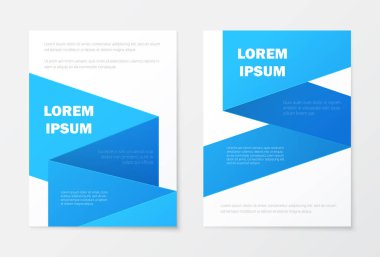 Broşür, kitapçık, kapak Flyer şablonu