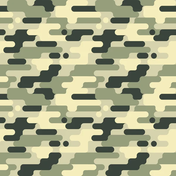 Nahtlose militärische Muster. Tarnhintergrund. camo Mode Textur. Armeeuniform. Vektorillustration — Stockvektor