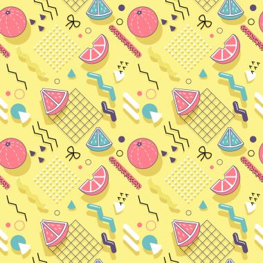 Memphis Seamless modeli. Arka plan