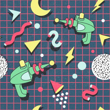 Memphis Seamless modeli. Arka plan