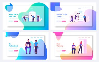 İş Görüşmesi ve Denetim Listesi Zaman Çizelgesi Web Sitesi İniş Sayfası Ayarlandı. İş Adamları Başvuru Bekleyen İş Müzakereleri