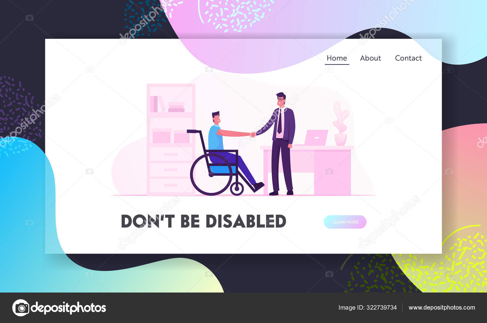 Disability Employment, Work for Disabled People site Landing Page