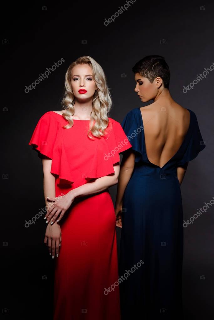 Brunette Girls Cocktail Dress