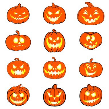 Halloween pumpkins ile ayarla