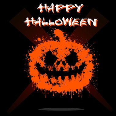 Soyut kabak Cadılar Bayramı