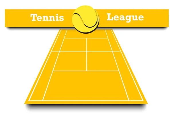 Score du match de tennis — Image vectorielle