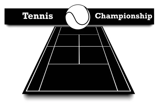 Score du match de tennis — Image vectorielle