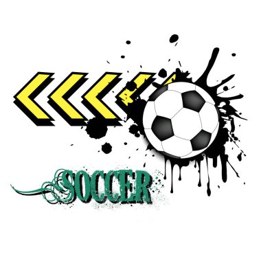 Arka plan soyut futbol topu lekesi