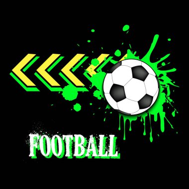 Arka plan soyut futbol topu lekesi