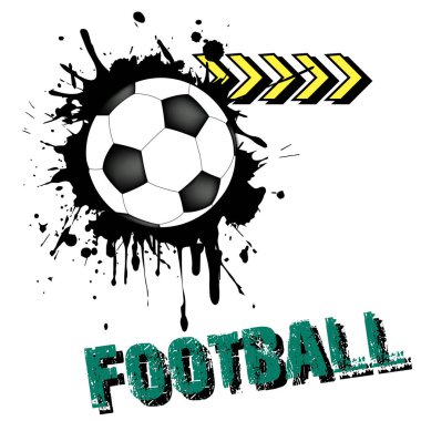Arka plan soyut futbol topu lekesi