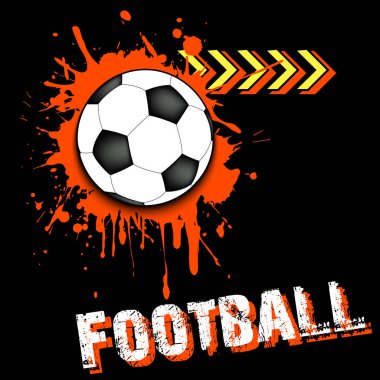 Arka plan soyut futbol topu lekesi