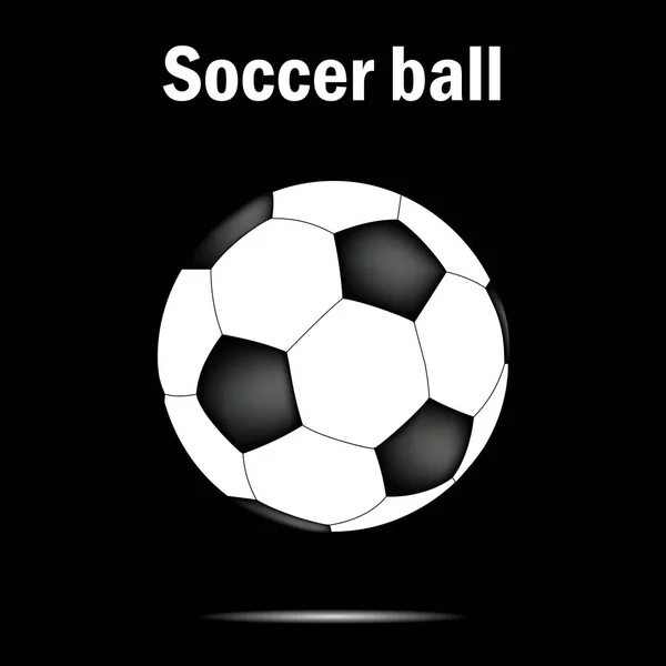 Soccer ball icon — Stock Vector