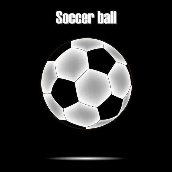 Icono de pelota de fútbol — Archivo Imágenes Vectoriales