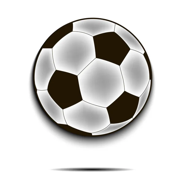 Icône de ballon de football — Image vectorielle