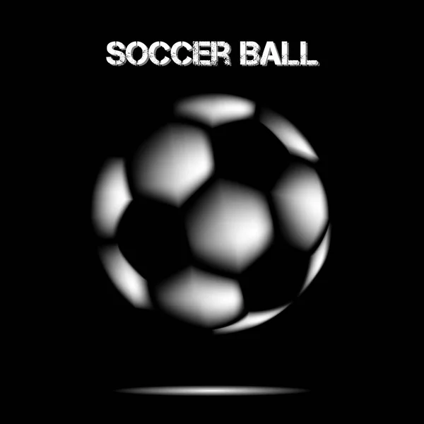 Icône de ballon de football — Image vectorielle