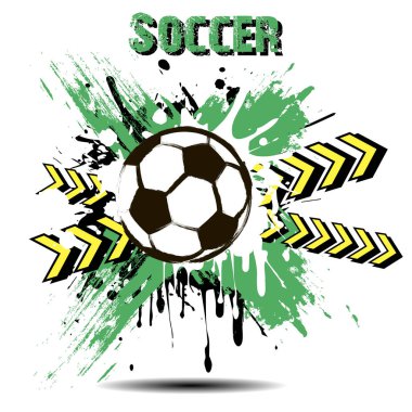 Arka plan soyut futbol topu lekesi