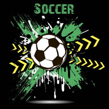 Arka plan soyut futbol topu lekesi