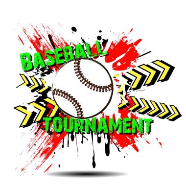 Arka plan soyut beyzbol topu lekesi