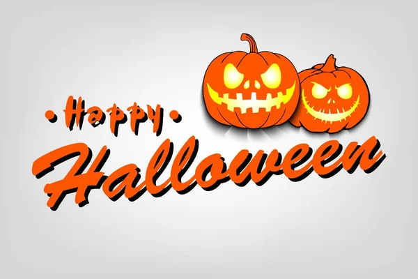 Bannière Halloween heureux — Image vectorielle