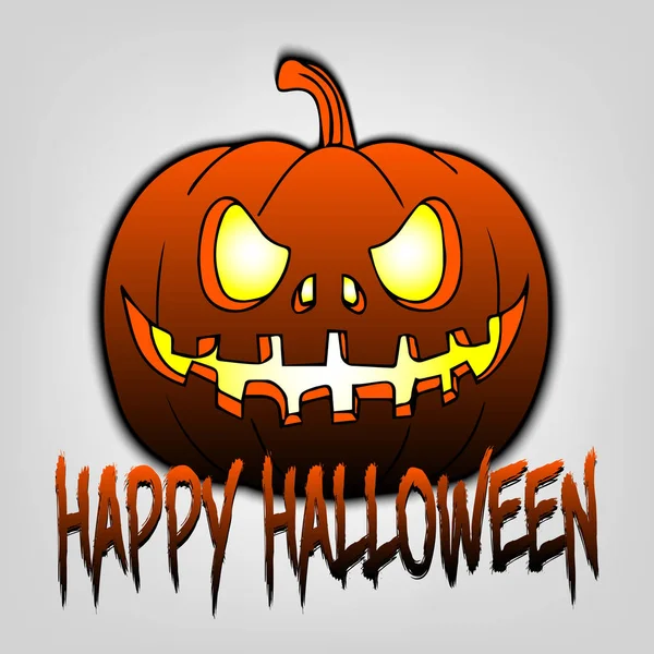 Illustration glückliches Halloween — Stockvektor
