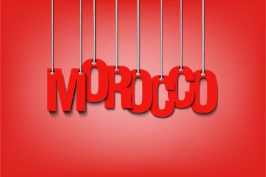 Word Fas asılı halatlar üzerinde