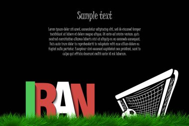 Iran ve kapıdaki bir futbol topu