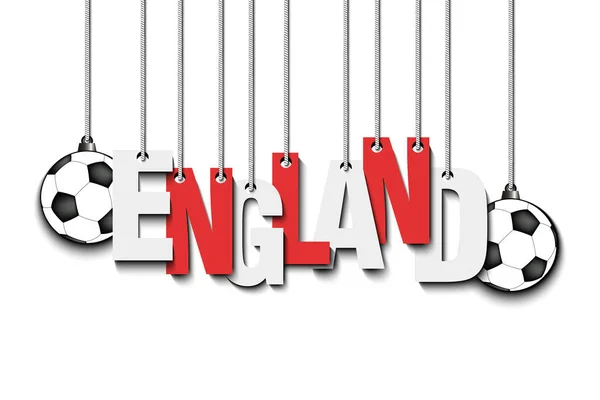 Banner mit der Aufschrift england — Stockvektor