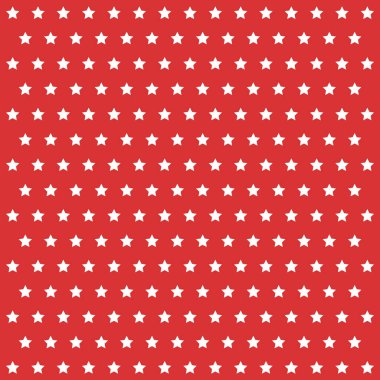 Kırmızı arkaplanda desen beyaz yıldızlar