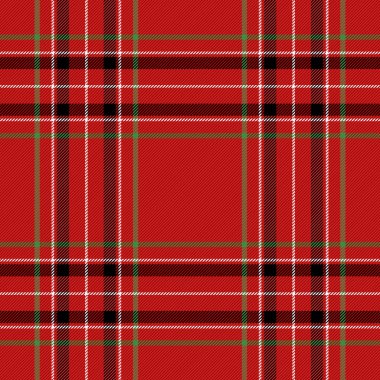 Yılbaşı Tartan. Kalıp İskoç kafesi